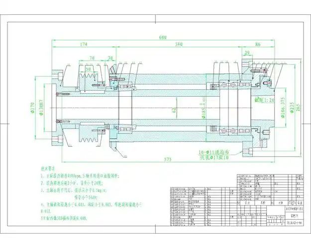 厂家直销专业生产制造数控车床用机械主轴车削主轴185ck-a2-6