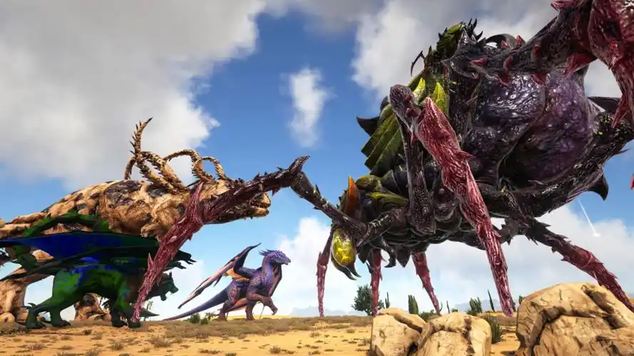 方舟生存进化 修罗战场21 泰坦育母蜘蛛!今天必须干掉你