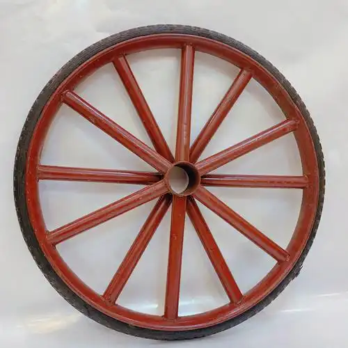 工地手推车斗车力车26x2 1/2劳动车轮子板车轮子实心轮外胎带钢圈