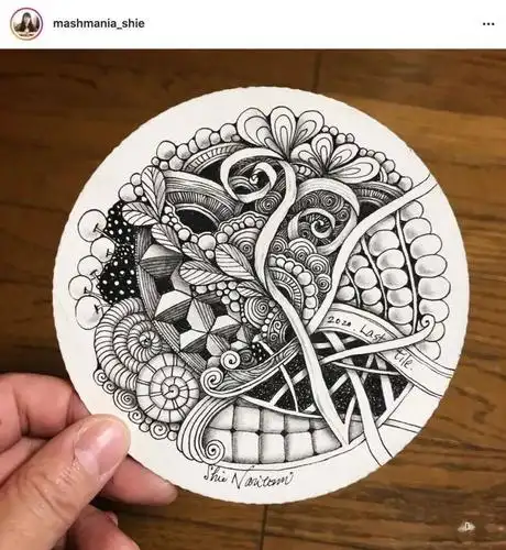 每天一张禅绕画双层扭曲悖论paradoxdoubletwisted