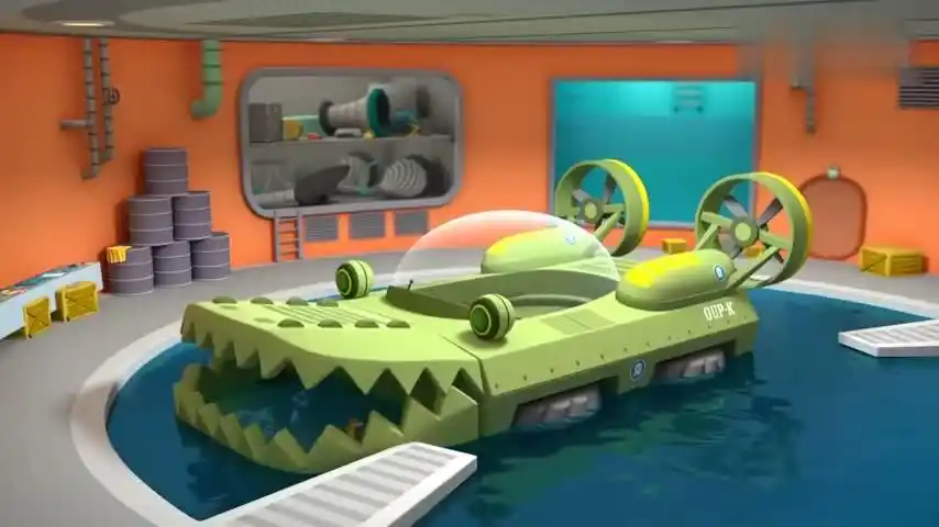 海底小纵队:小鳄鱼来呱唧这蹭床-动漫视频-搜狐视频