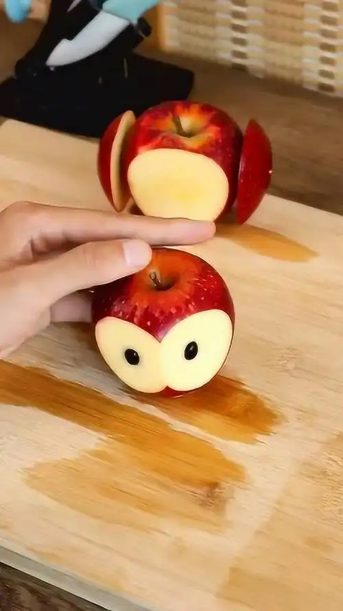 苹果怎么切好看,来这里教你摆盘,来客人绝对好看!