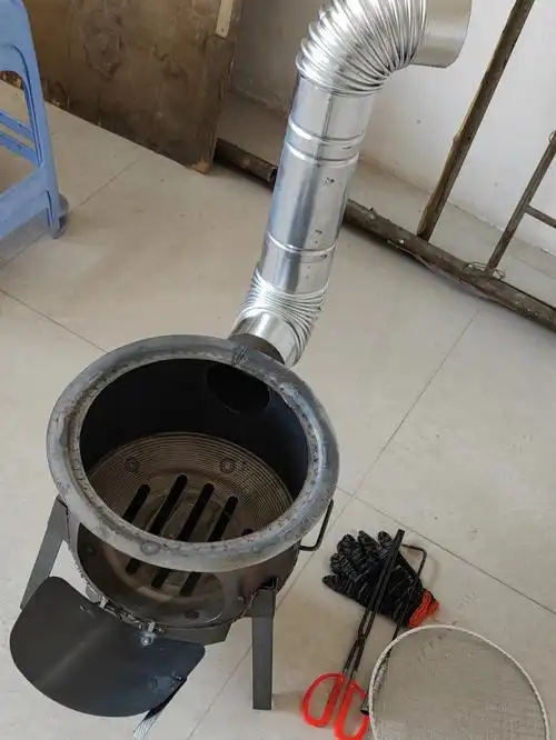 柴火炉烧烤直接好家伙