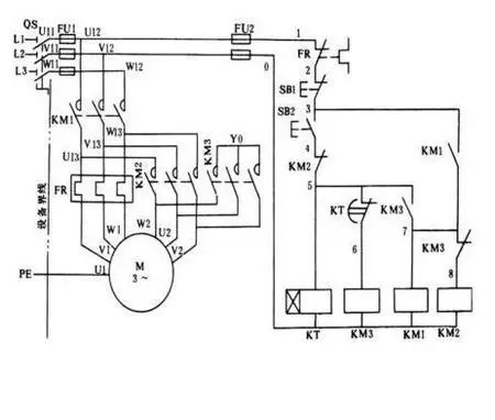 采纳答案          变极多速三相异步电动机的接线图