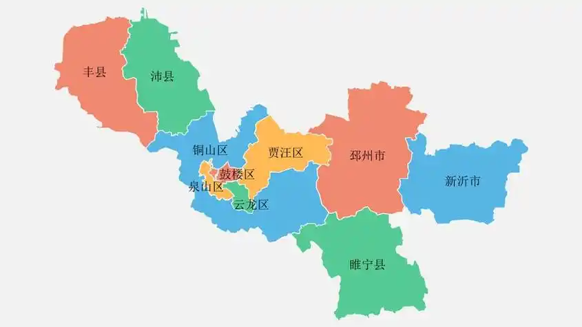徐州电子地图_徐州电子地图高清版