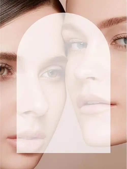 简约高级美学海报空白模板底图皮肤管理