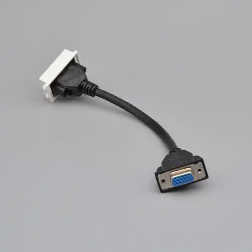 vga直插延长线模块多媒体投影仪地插面板功能电脑插座