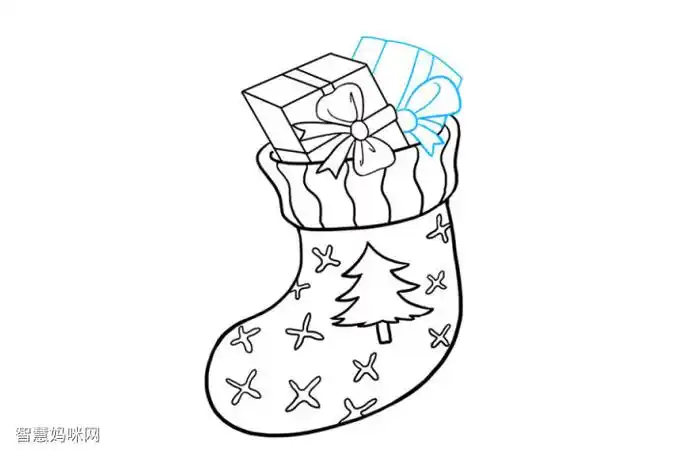 使用稍微弯曲的线条勾勒出其矩形形状.