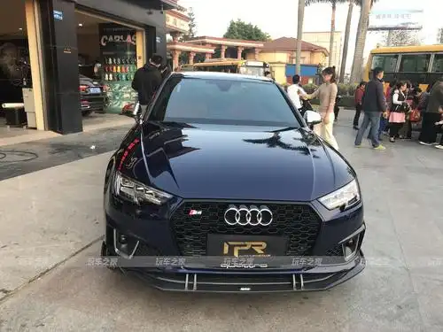 奥迪s4改装卡布尔碳纤维套件rs中网碳纤维拨片