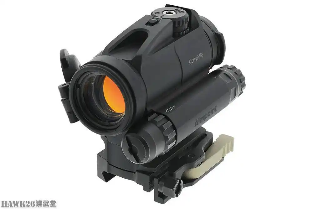 aimpoint新款红点瞄准镜 配备弹道调节旋钮 可适配不同口径枪械