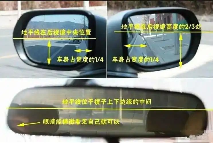 二,调整座椅,后视镜,细节不能丢