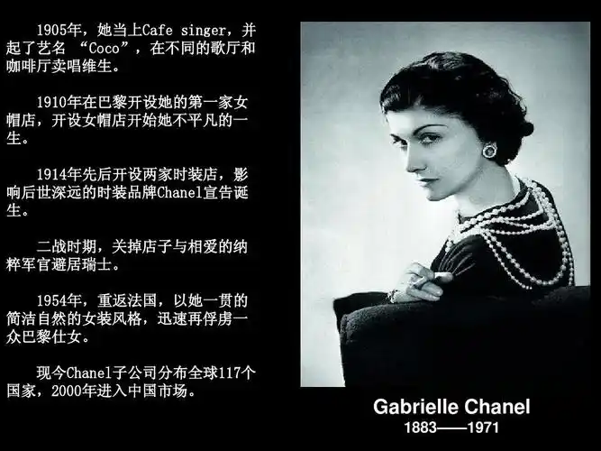 chane香奈儿品牌调研ppt