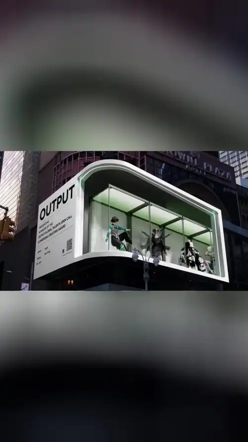 led户外广告大屏裸眼3d深圳led显示屏创意走秀内容【联诚发】