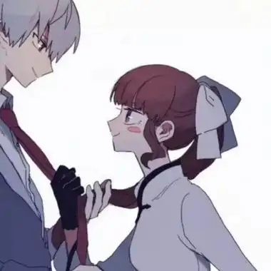 一左一右双人情头,情侣头像图片