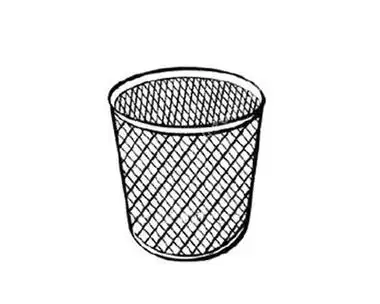 筐子简笔画 - 简单简笔画