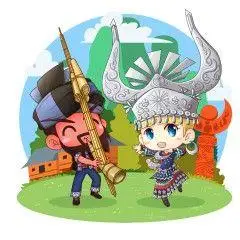 童话三国关爷爷与56个民族之苗族