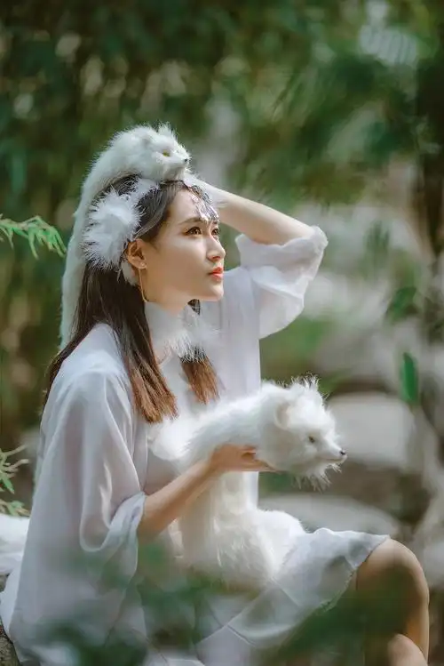 白狐艺术人像摄影