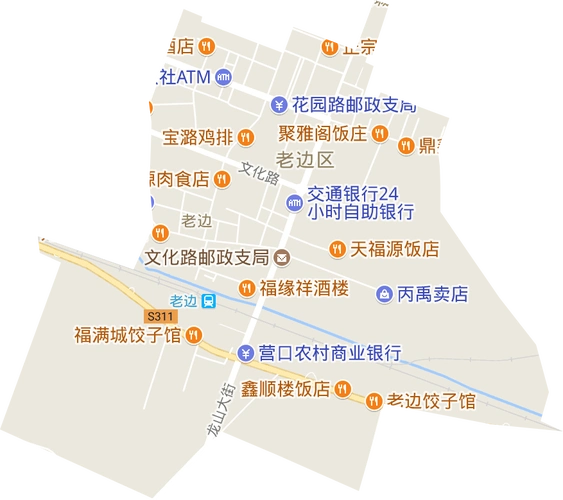 data-lemmaid="2124734">老边区 /a>,地处营口市东部,东接 a target="