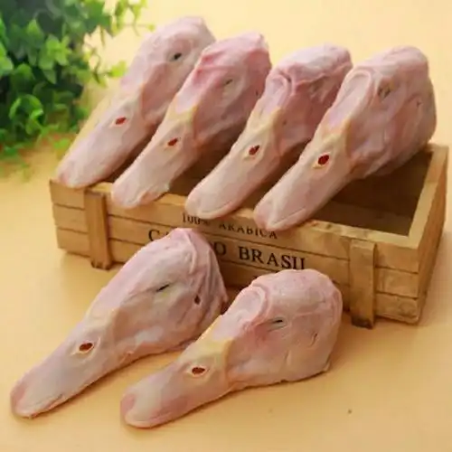 鸭头生鲜鸭头大鸭头新鲜鸭头冷冻2斤装麻辣鸭头干锅鸭头卤味食材二斤