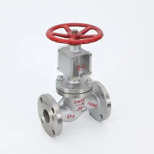 不锈钢304法兰氧气截止阀手动硬密封阀门jy41w16pdn152025324050