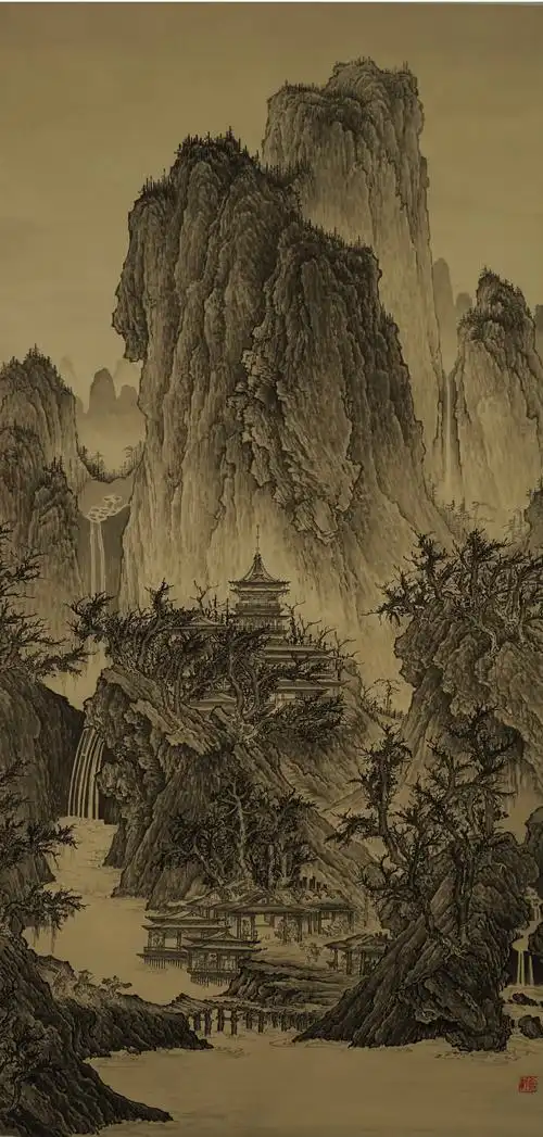 进修于中国美术学院宋代山水画研修