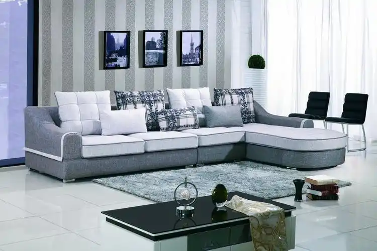 stelaiss诗特崃思 多人转角客厅组合布艺沙发简约现代整套沙发2 1组合