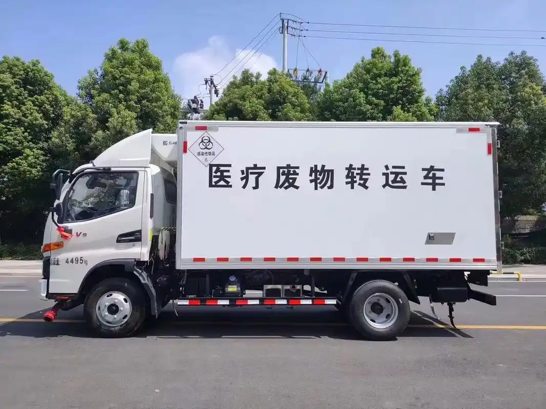 国六江淮骏铃蓝牌医疗废物转运车