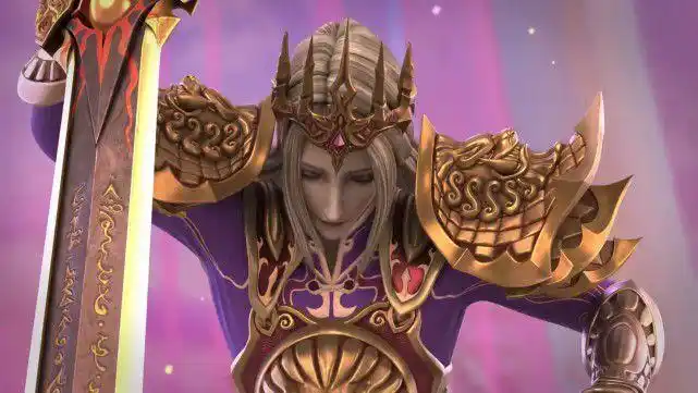 叶罗丽:金王子和黎灰的形象很接近,尤其是闭眼的时