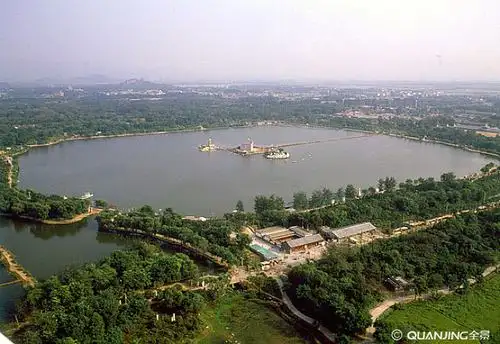 圆明园福海鸟瞰