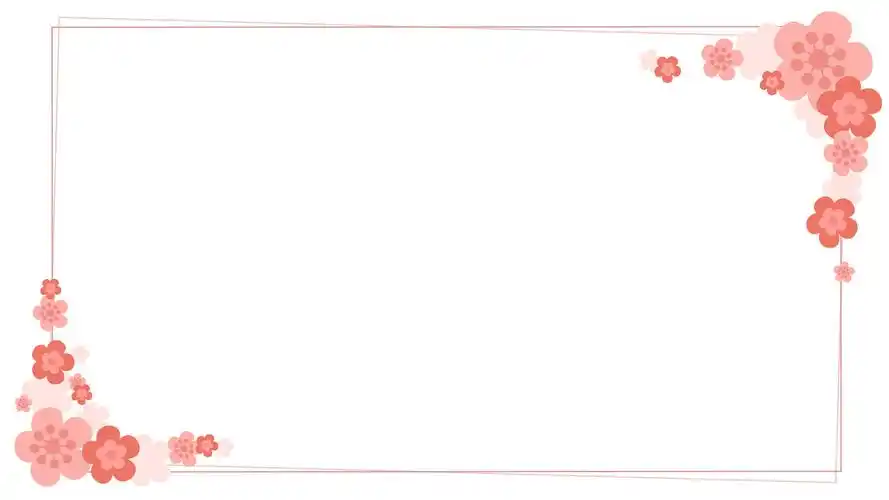 简约纯净花边线条边框高清背景(5张),ppt图片 - 51ppt模板网