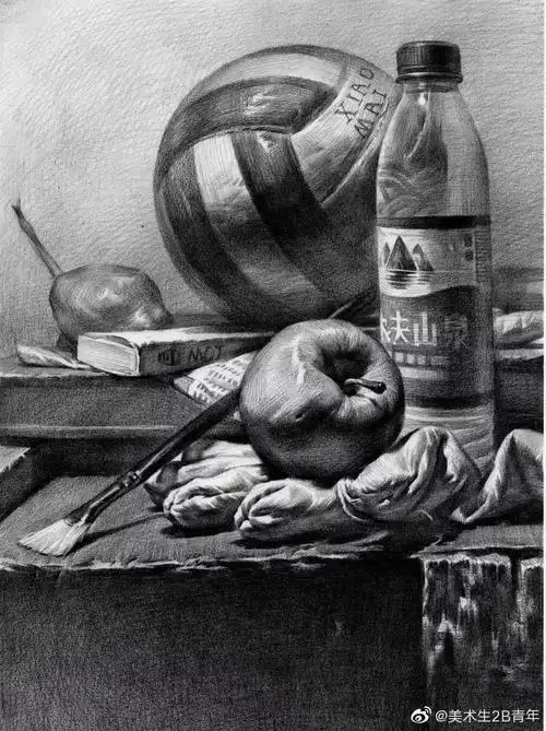 素描静物高分卷4大特点