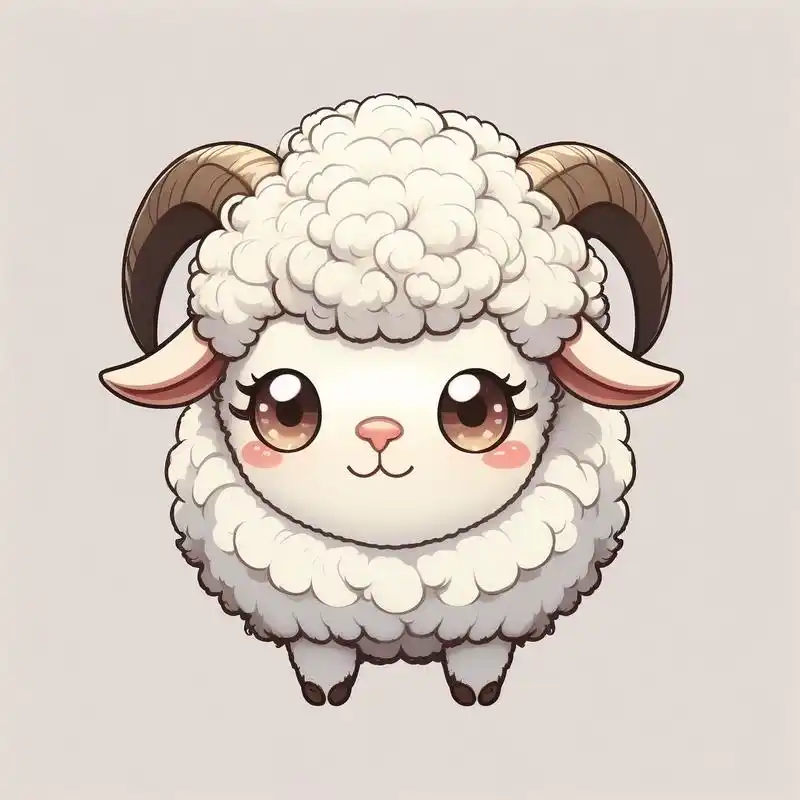 超萌羊咩咩99卡通头像来啦!