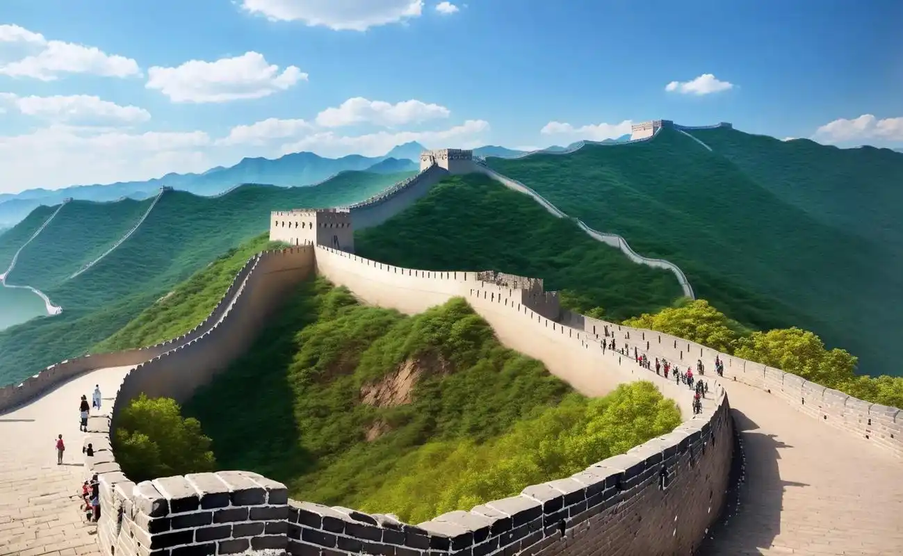 长城,又称万里长城,世界中国的七大奇迹之一,中国古代的 - 抖音