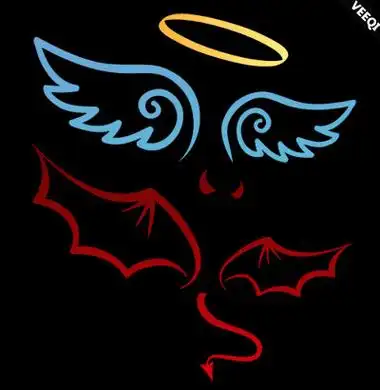 q版天使恶魔翅膀