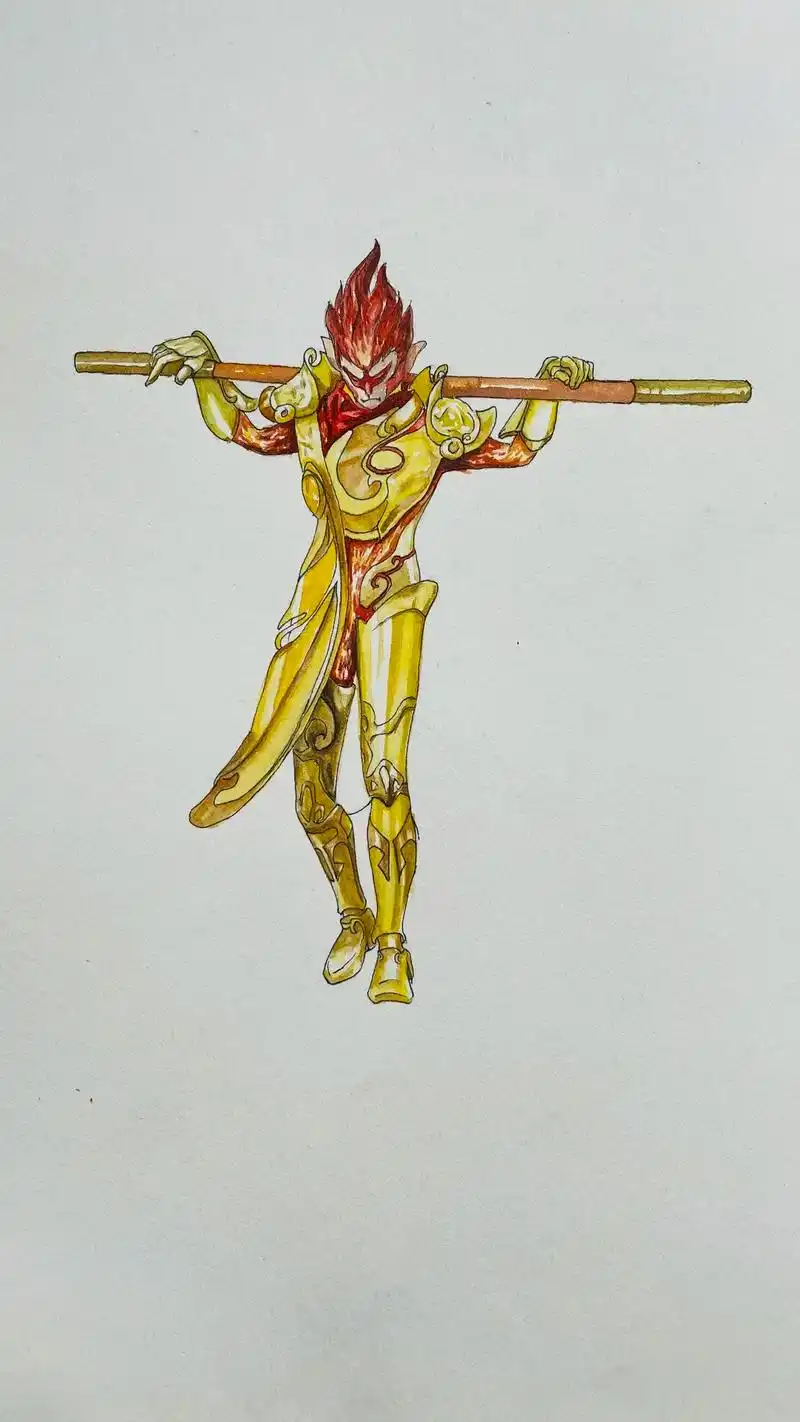 画好了评论区交作业!#和平精英 #帅就完事了 #手绘 #齐天 - 抖音