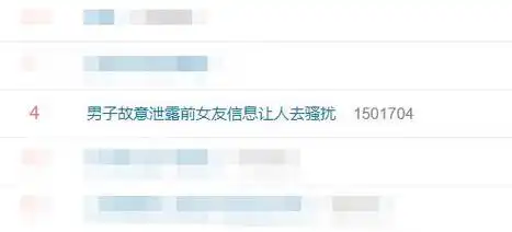 男子故意泄露前女友住址让人去骚扰:想让她再求助自己