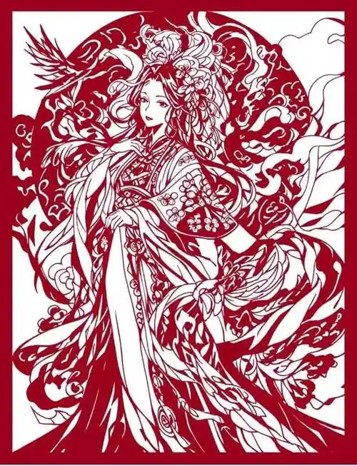 现代人物剪纸作品赏析