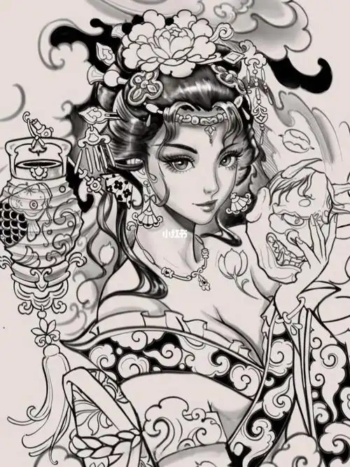 合肥纹身满背艺伎纹身