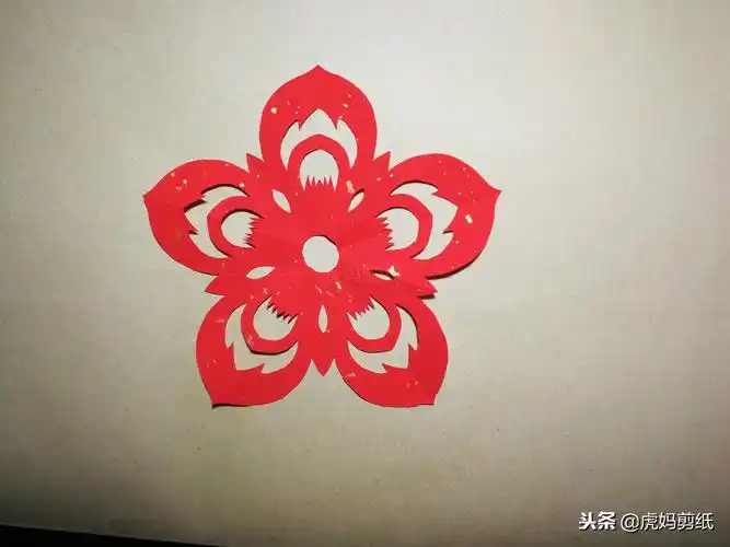 剪纸花学剪纸花