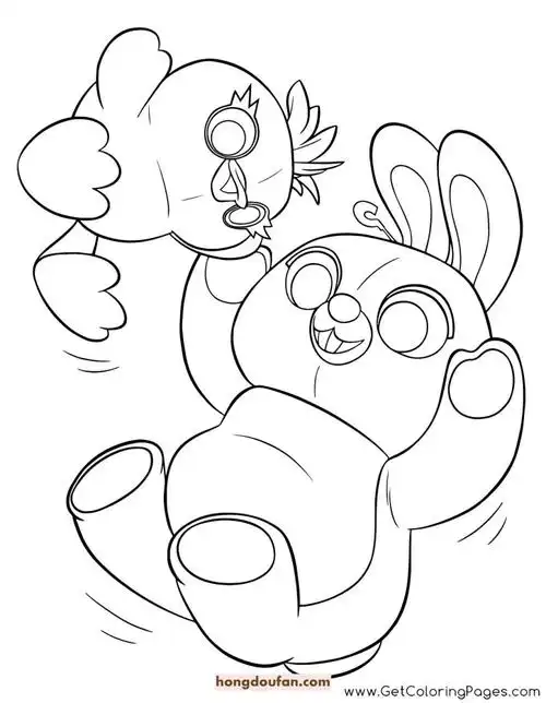 10张动画电影玩具总动员幼儿涂色卡通图片免费下载