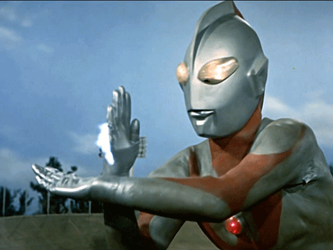 原创初代奥特曼被怪兽喷了一脸口水奥特曼彩色计时器变红了