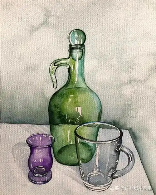 看似简单实则超难的玻璃瓶如何画! - 知乎
