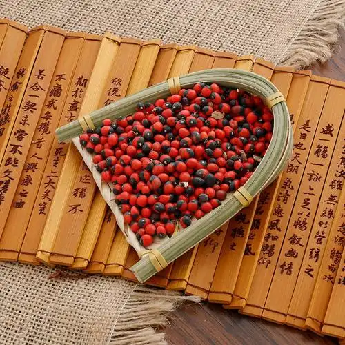 相思豆中药材孔雀豆红豆相思豆相思子美人豆鸳鸯豆50克