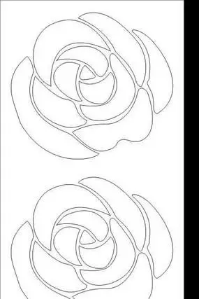 玫瑰雕刻图案设计素材专辑