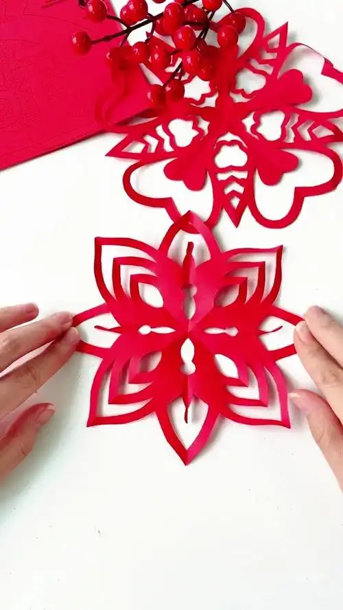 儿童手工窗花剪纸,简简单单更漂亮!