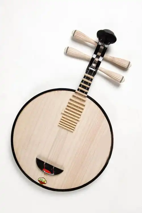 月琴虎丘月琴4501白木轴月琴弹拨乐器