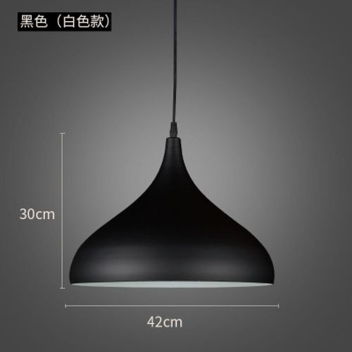 简约吊灯灯罩工业风理发店舞蹈室健身房画室灯罩单头饭店店铺吊灯
