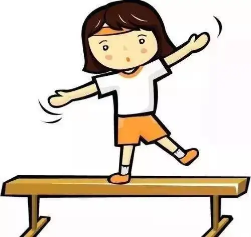 其它 有趣的彩虹平衡桥 写美篇  平衡木,真有趣,像座小桥院中立.