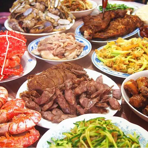 酒小窝窝窝做的年夜饭大餐