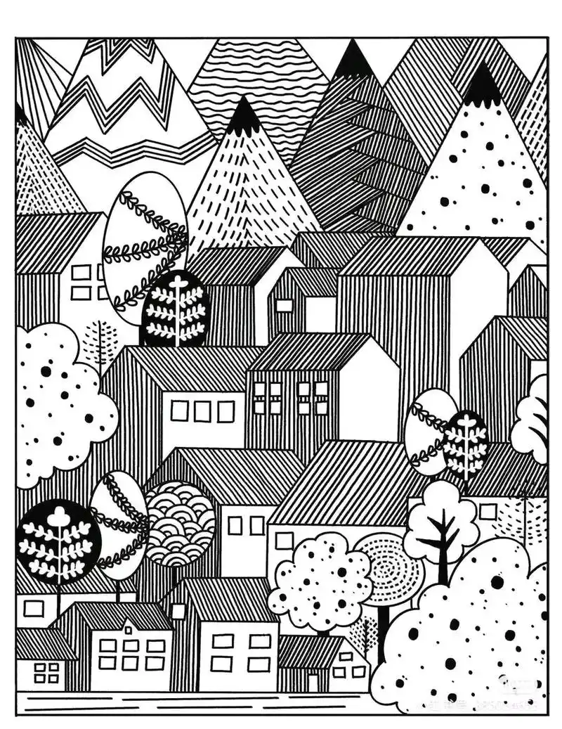 线描画练习素材来啦快艾特你的好朋友来学习吧